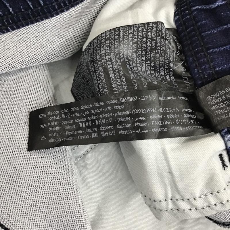 ザラ ZARA パンツ ショートパンツ ハーフパンツ ショートパンツ デニムパンツ M 無地 インディゴ / インディゴ / メンズ USED 古着 中古 10096724