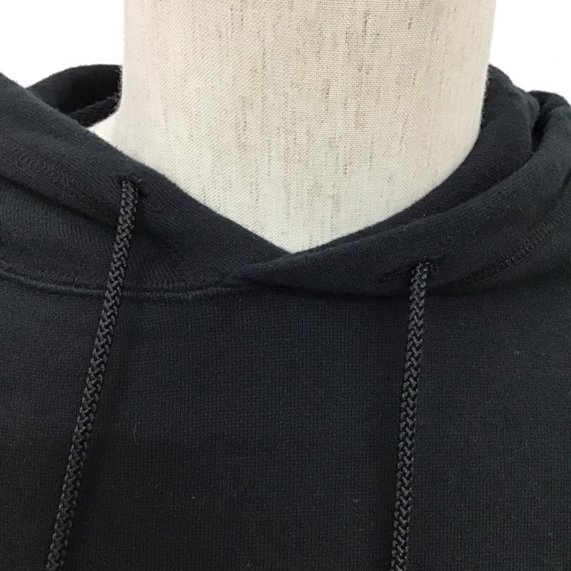 シークエル SEQUEL パーカー 長袖 M 無地 黒 / ブラック / メンズ USED 古着 中古 10096729