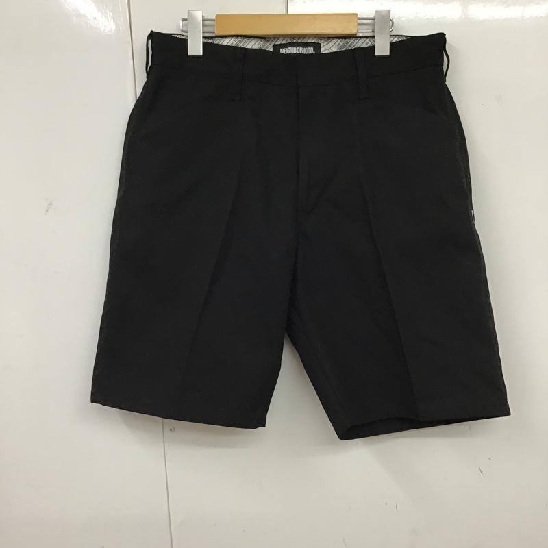 ネイバーフッド NEIGHBORHOOD パンツ ショートパンツ 221BENH-PTM03 ツイルワークショーツ ショートパンツ ハーフパンツ M 無地 黒 / ブラック / メンズ USED 古着 中古 10096730