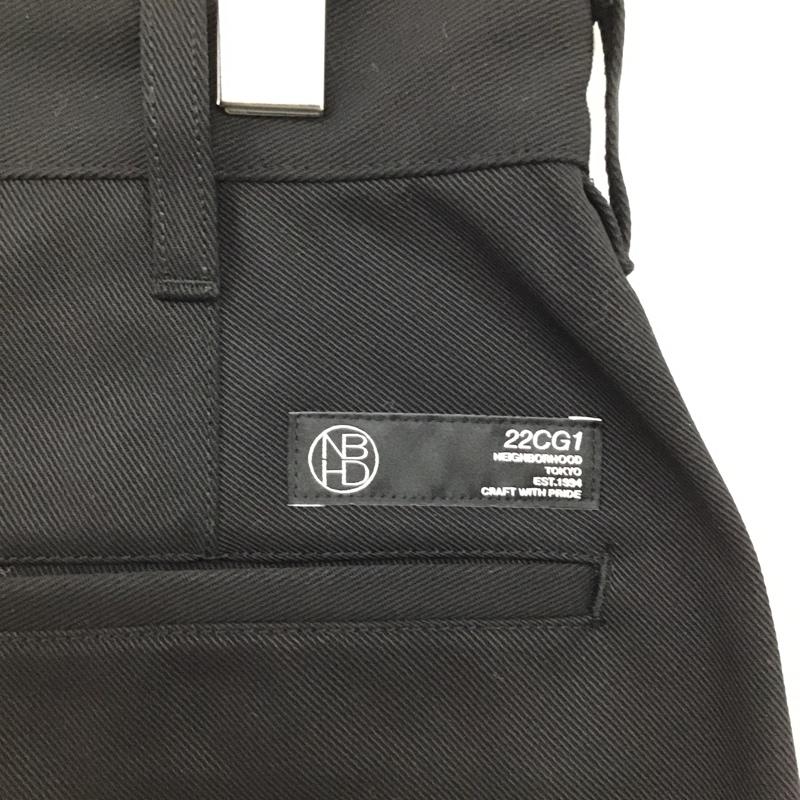 ネイバーフッド NEIGHBORHOOD パンツ ショートパンツ 221BENH-PTM03 ツイルワークショーツ ショートパンツ ハーフパンツ M 無地 黒 / ブラック / メンズ USED 古着 中古 10096730