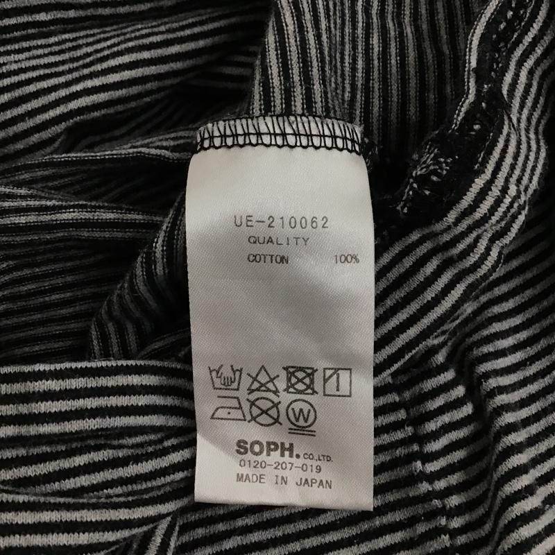ユニフォームエクスペリメント uniform experiment Tシャツ 半袖 UE-210062 Tシャツ 半袖カットソー ボーダーTシャツ クルーネックカットソー 2 ボーダー柄 白 / ホワイト / X 黒 / ブラック / メンズ USED 古着 中古 10096732
