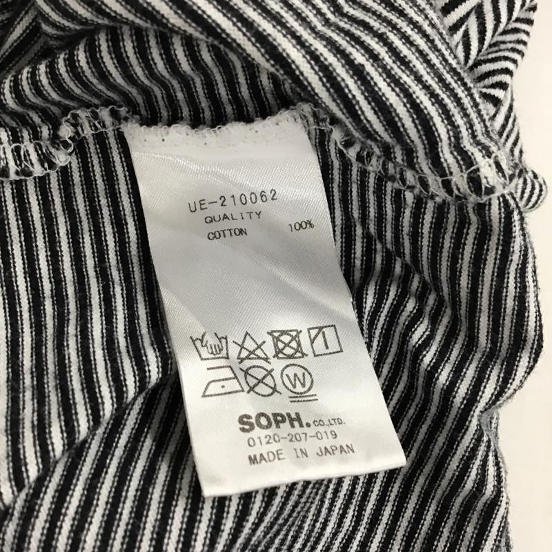 ユニフォームエクスペリメント uniform experiment Tシャツ 半袖 UE-210062 Tシャツ 半袖カットソー ボーダーTシャツ クルーネックカットソー 2 ボーダー柄 白 / ホワイト / X 黒 / ブラック / メンズ USED 古着 中古 10096734