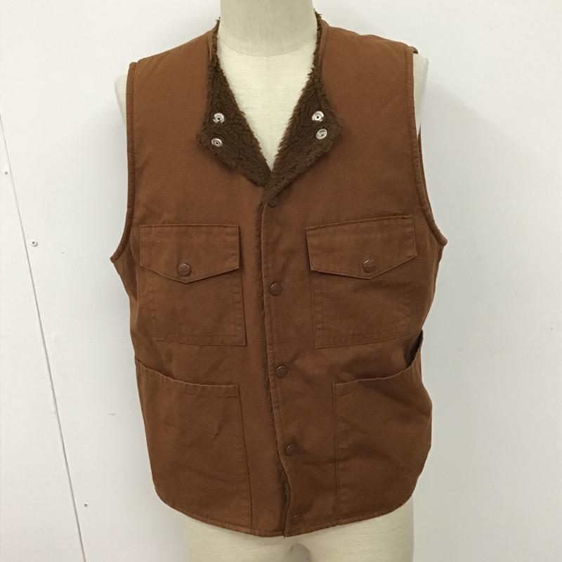 テンダーロイン TENDERLOIN ベスト ベスト ベスト 裏起毛 ノースリーブカットソー M 無地 茶 / ブラウン / メンズ USED 古着 中古 10096739