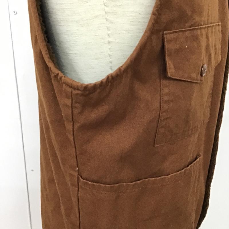 テンダーロイン TENDERLOIN ベスト ベスト ベスト 裏起毛 ノースリーブカットソー M 無地 茶 / ブラウン / メンズ USED 古着 中古 10096739