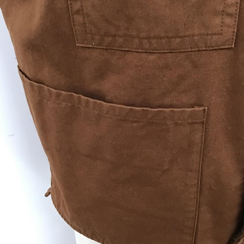 テンダーロイン TENDERLOIN ベスト ベスト ベスト 裏起毛 ノースリーブカットソー M 無地 茶 / ブラウン / メンズ USED 古着 中古 10096739