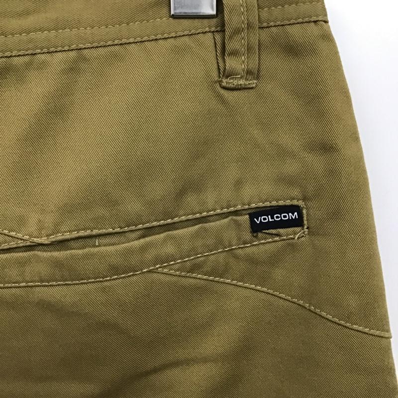 ボルコム VOLCOM パンツ ショートパンツ A0911600 ハーフパンツ ショートパンツ カジュアルパンツ 32インチ 無地 キャメル / キャメル / メンズ USED 古着 中古 10096757