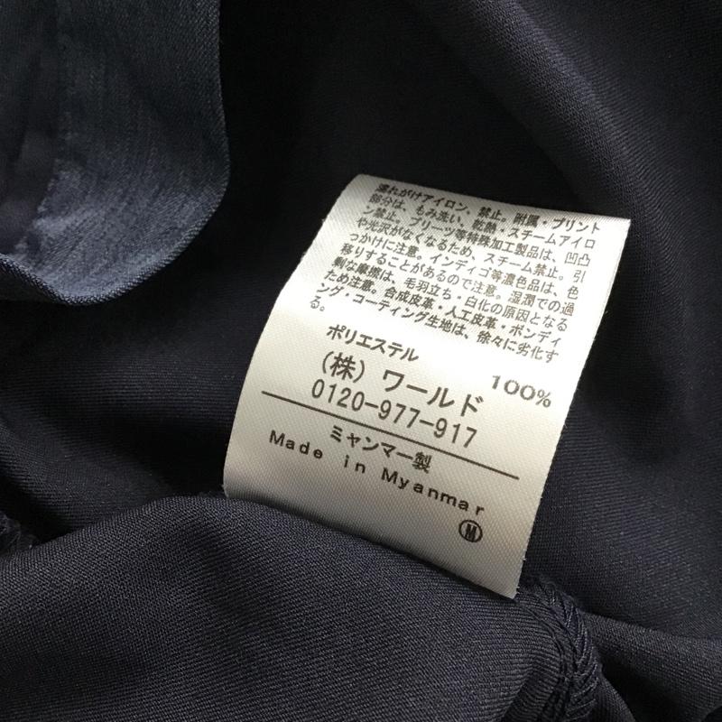 ザ ショップ ティーケー THE SHOP TK シャツ、ブラウス 長袖 616-89663 マルチファンクションシャツアウター 長袖シャツ カジュアルシャツ カラーシャツ M 無地 紺 / ネイビー / メンズ USED 古着 中古 10096770