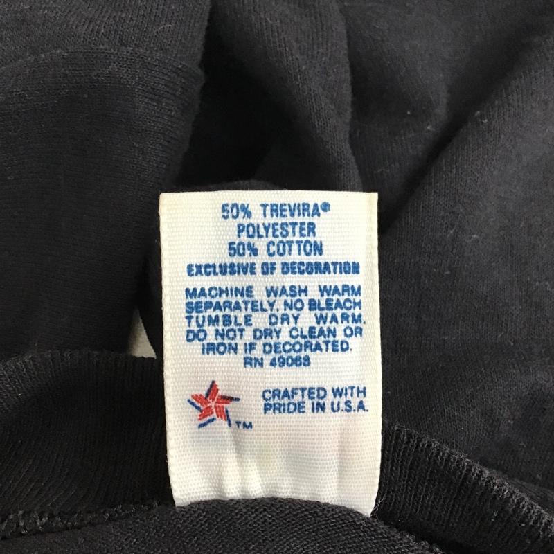 ソフィー SOFFE Tシャツ 半袖 半袖カットソー プリントTシャツ クルーネックカットソー 古着 L プリント 黒 / ブラック / メンズ USED 古着 中古 10096775