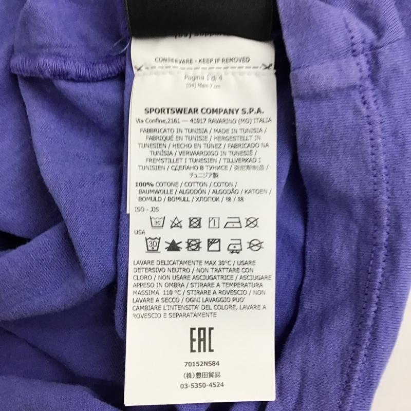 ストーンアイランド STONE ISLAND Tシャツ 半袖 70152NS84 Tシャツ 半袖カットソー プリントTシャツ FREE プリント 紫 / パープル / メンズ USED 古着 中古 10096780