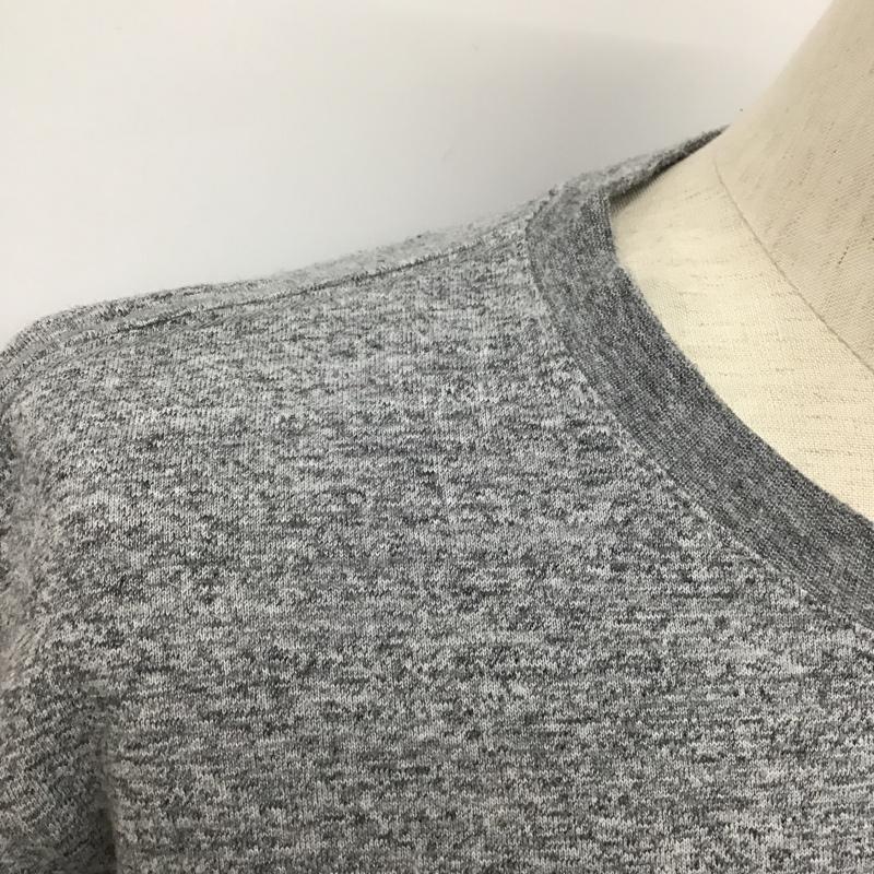 ザノースフェイス THE NORTH FACE Tシャツ 半袖 NT31955 スモールボックスロゴTシャツ 半袖カットソー クルーネックカットソー M ロゴ、文字 灰 / グレー / メンズ USED 古着 中古 10096784