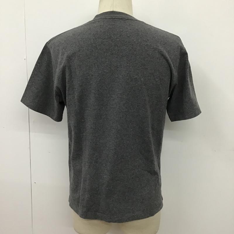 ダントン Danton Tシャツ 半袖 19S-HS-001 半袖カットソー プリントTシャツ クルーネックカットソー 38 ロゴ、文字 灰 / グレー / メンズ USED 古着 中古 10096785