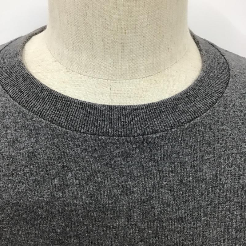 ダントン Danton Tシャツ 半袖 19S-HS-001 半袖カットソー プリントTシャツ クルーネックカットソー 38 ロゴ、文字 灰 / グレー / メンズ USED 古着 中古 10096785