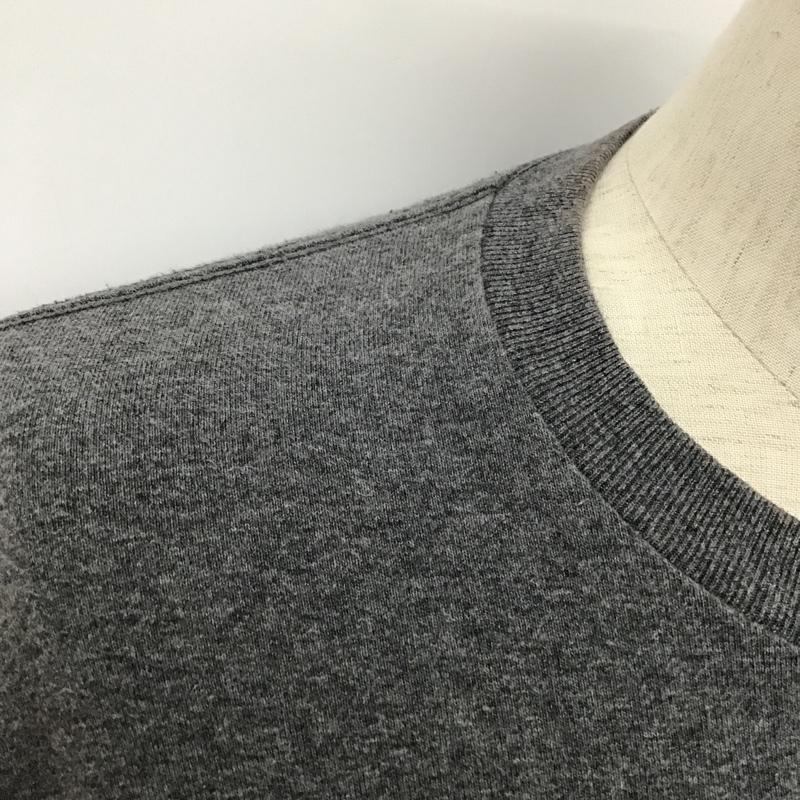 ダントン Danton Tシャツ 半袖 19S-HS-001 半袖カットソー プリントTシャツ クルーネックカットソー 38 ロゴ、文字 灰 / グレー / メンズ USED 古着 中古 10096785