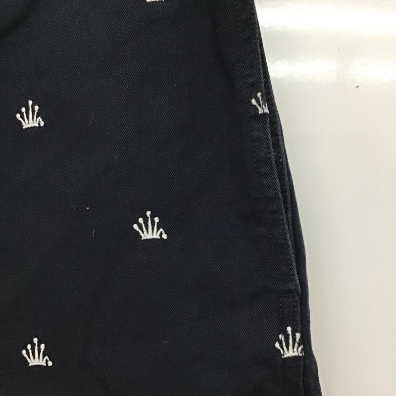 ステューシー STUSSY パンツ ショートパンツ ハーフパンツ ショートパンツ カジュアルパンツ 30インチ 刺繍 紺 / ネイビー / メンズ USED 古着 中古 10096791