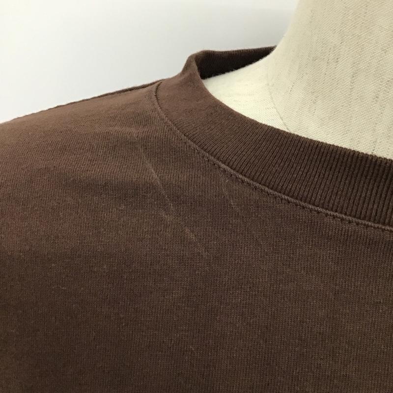 ウィム バイ リドム WYM LIDNM カットソー 長袖 M 無地 茶 / ブラウン / メンズ USED 古着 中古 10096807