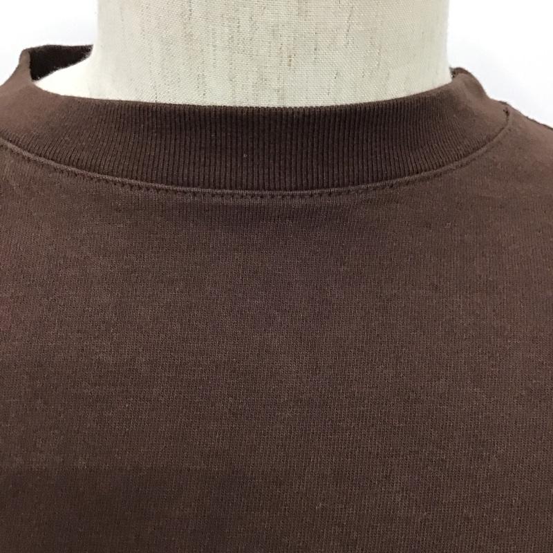 ウィム バイ リドム WYM LIDNM カットソー 長袖 M 無地 茶 / ブラウン / メンズ USED 古着 中古 10096807