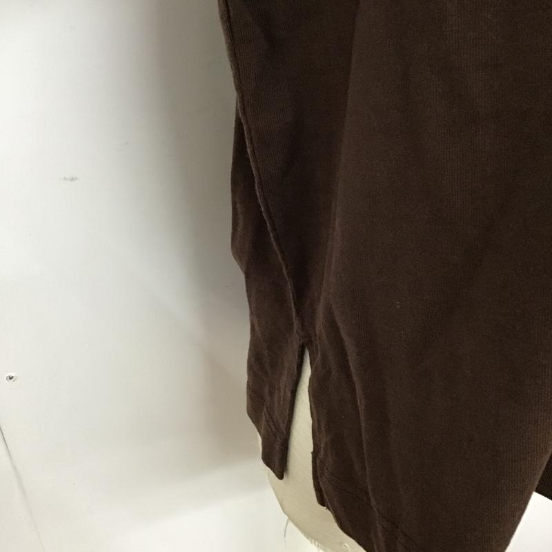 ウィム バイ リドム WYM LIDNM カットソー 長袖 M 無地 茶 / ブラウン / メンズ USED 古着 中古 10096807