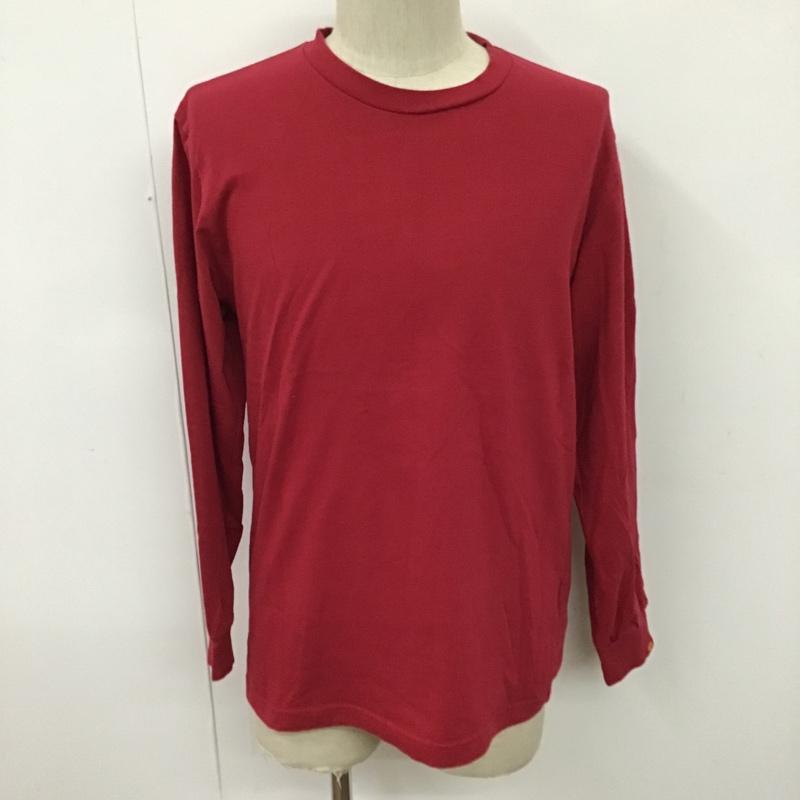 エレッセ ellesse カットソー 長袖 EH10353 ビッグロゴ長袖T 長袖カットソー クルーネックカットソー M 無地 えんじ / ワインレッド / メンズ USED 古着 中古 10096813