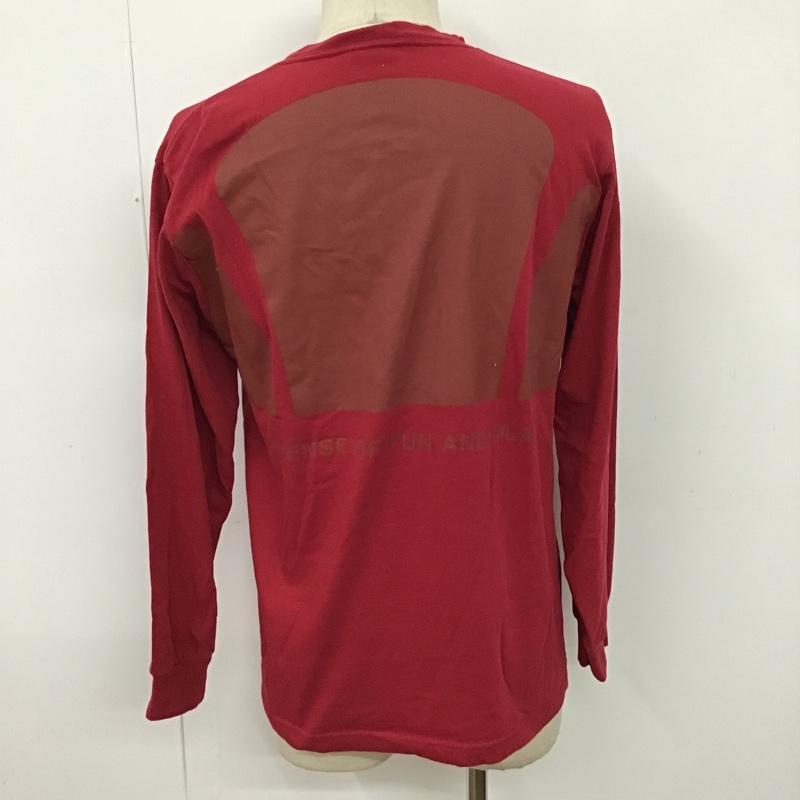 エレッセ ellesse カットソー 長袖 EH10353 ビッグロゴ長袖T 長袖カットソー クルーネックカットソー M 無地 えんじ / ワインレッド / メンズ USED 古着 中古 10096813