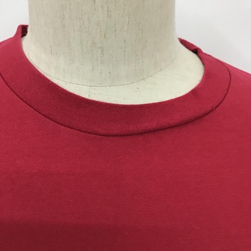 エレッセ ellesse カットソー 長袖 EH10353 ビッグロゴ長袖T 長袖カットソー クルーネックカットソー M 無地 えんじ / ワインレッド / メンズ USED 古着 中古 10096813