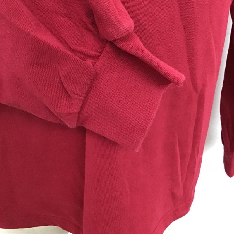 エレッセ ellesse カットソー 長袖 EH10353 ビッグロゴ長袖T 長袖カットソー クルーネックカットソー M 無地 えんじ / ワインレッド / メンズ USED 古着 中古 10096813