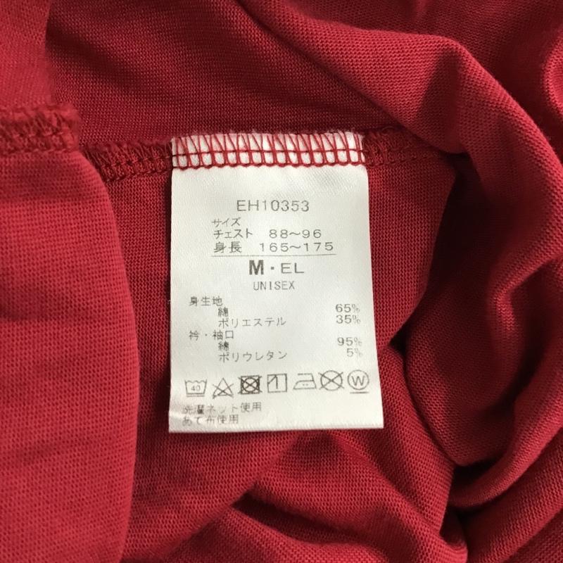 エレッセ ellesse カットソー 長袖 EH10353 ビッグロゴ長袖T 長袖カットソー クルーネックカットソー M 無地 えんじ / ワインレッド / メンズ USED 古着 中古 10096813