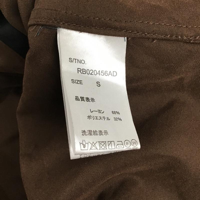 レイジブルー RAGEBLUE シャツ、ブラウス 長袖 長袖シャツ カジュアルシャツ 無地 S 無地 茶 / ブラウン / メンズ USED 古着 中古 10096828