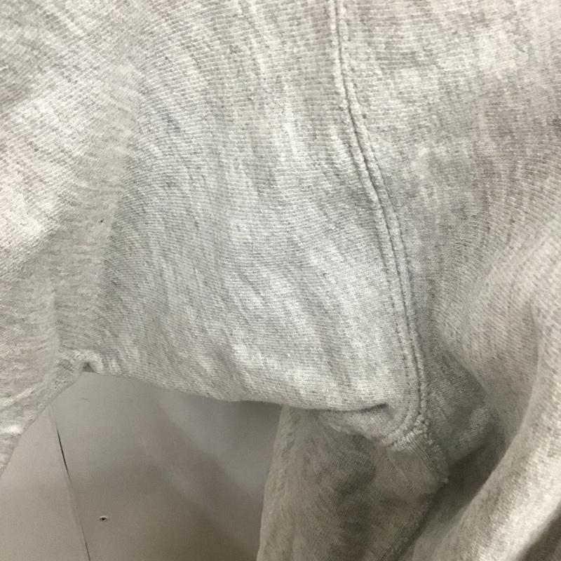 チャンピオン Champion トレーナー 長袖 長袖スウェット 長袖トレーナー プリントスウェット XXL ロゴ、文字 灰 / グレー / メンズ USED 古着 中古 10096835