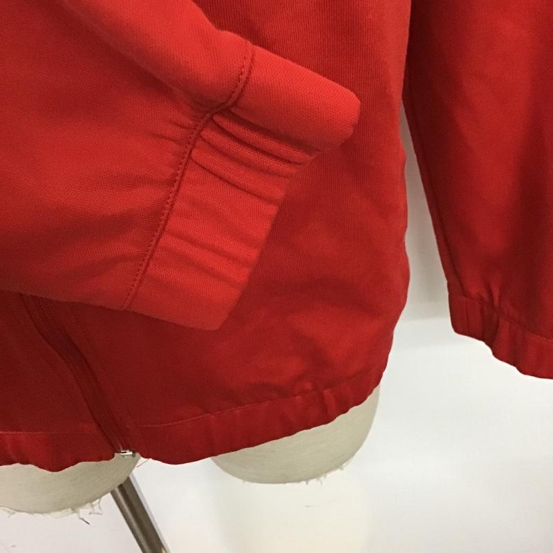 リーボック Reebok ジャケット、上着 ジャケット、ブレザー 長袖ジャンパー ジップアップジャケット ジャージ スポーツウェア M ロゴ、文字 赤 / レッド / メンズ USED 古着 中古 10096840