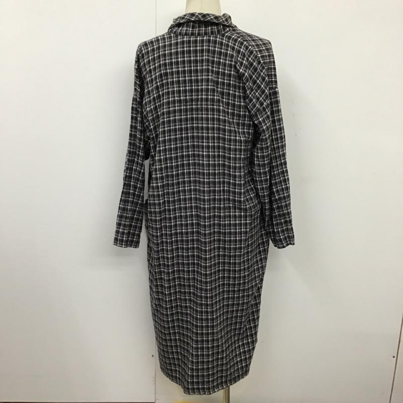古着 USED ジャケット、上着 ジャケット、ブレザー 長袖シャツ チェックシャツ 古着 ガウン ロングカーディガン 40 チェック マルチカラー / マルチカラー / メンズ USED 古着 中古 10096847