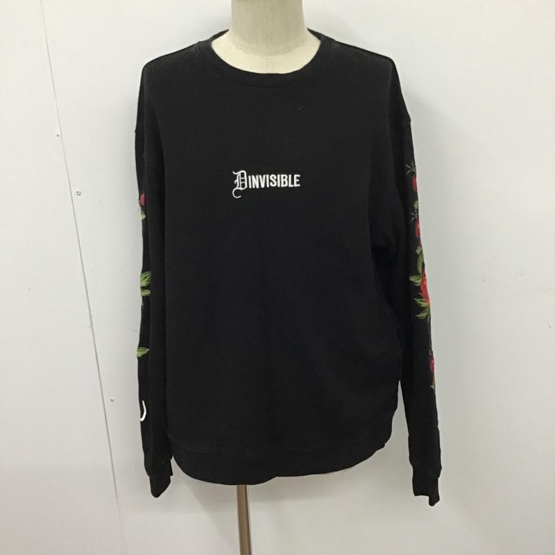 ジャックローズ JACKROSE トレーナー 半袖 90-362089 スウェット 長袖トレーナー 長袖カットソー 4 ロゴ、文字 黒 / ブラック / メンズ USED 古着 中古 10096859