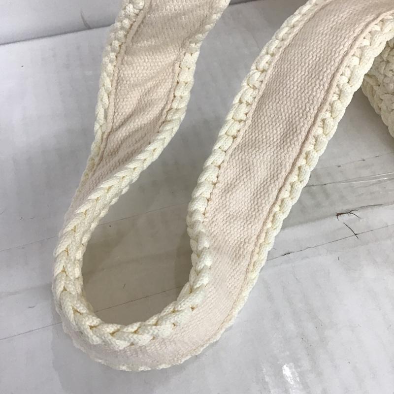 エックスガール X-girl ショルダーバッグ ショルダーバッグ KNIT BONSAC ロゴ、文字 アイボリー / アイボリー / レディース USED 古着 中古 10096900