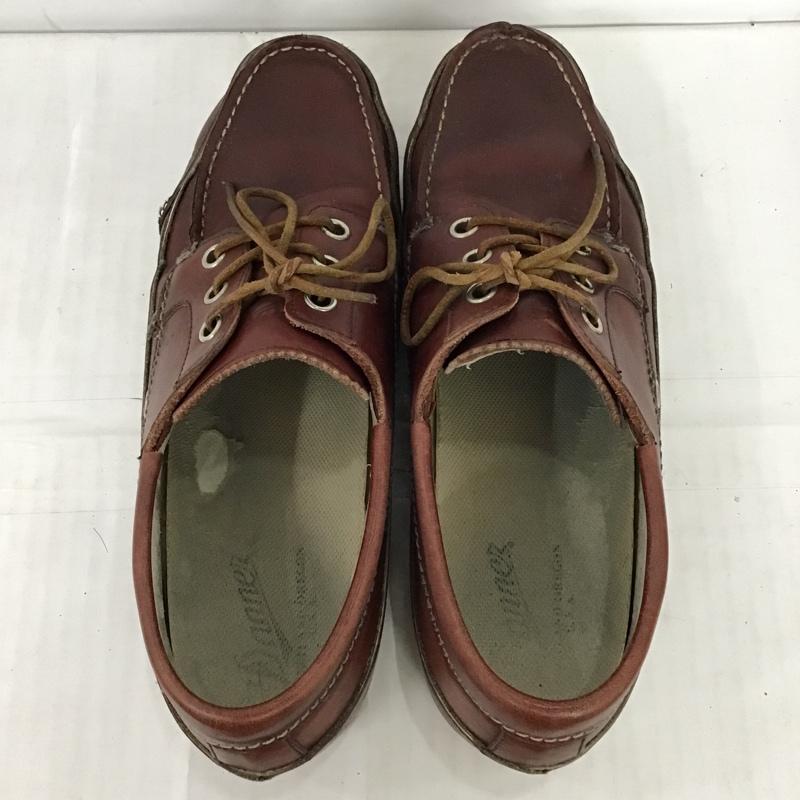 ダナー Danner カジュアルシューズ カジュアルシューズ D-631521 デッキシューズ 箱有 ロゴ、文字 茶 / ブラウン / メンズ USED 古着 中古 10096929