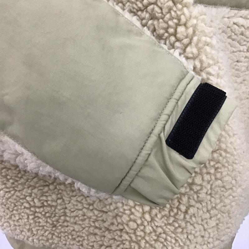 グラミチ GRAMICCI トレーナー 長袖 183-1222 GRAMICCI×FREAK’SSTORE フリースプルオーバー スウェット M ロゴ、文字 ベージュ / ベージュ / メンズ USED 古着 中古 10096960