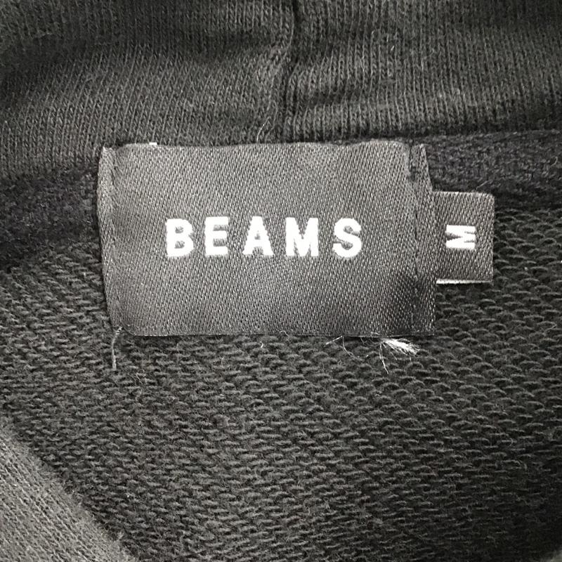 ビームス BEAMS パーカー 長袖 パーカー フード付きパーカー 長袖スウェット トレーナー M キャラクター 黒 / ブラック / メンズ USED 古着 中古 10096962