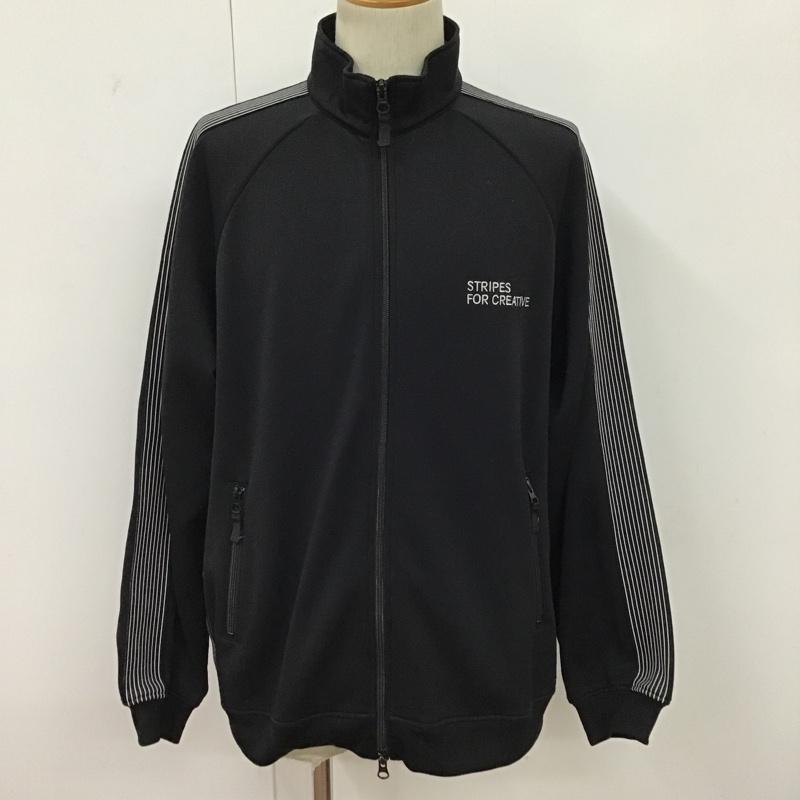 シーフロアコントロール S.F.C ジャケット、上着 ジャンパー、ブルゾン ジャージ ジップアップジャケット 長袖カットソー XL ロゴ、文字 黒 / ブラック / メンズ USED 古着 中古 10096967