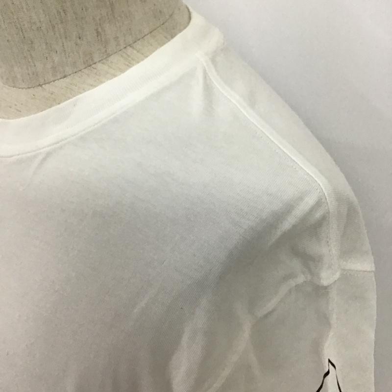 アディダス adidas Tシャツ 半袖 DU8536Tシャツ 半袖カットソー スポーツウェア クルーネックカットソー M ロゴ、文字 白 / ホワイト / メンズ USED 古着 中古 10096974