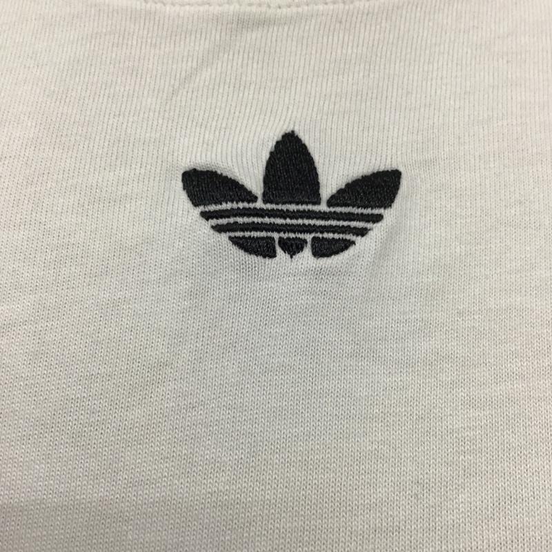 アディダス adidas Tシャツ 半袖 DU8536Tシャツ 半袖カットソー スポーツウェア クルーネックカットソー M ロゴ、文字 白 / ホワイト / メンズ USED 古着 中古 10096974