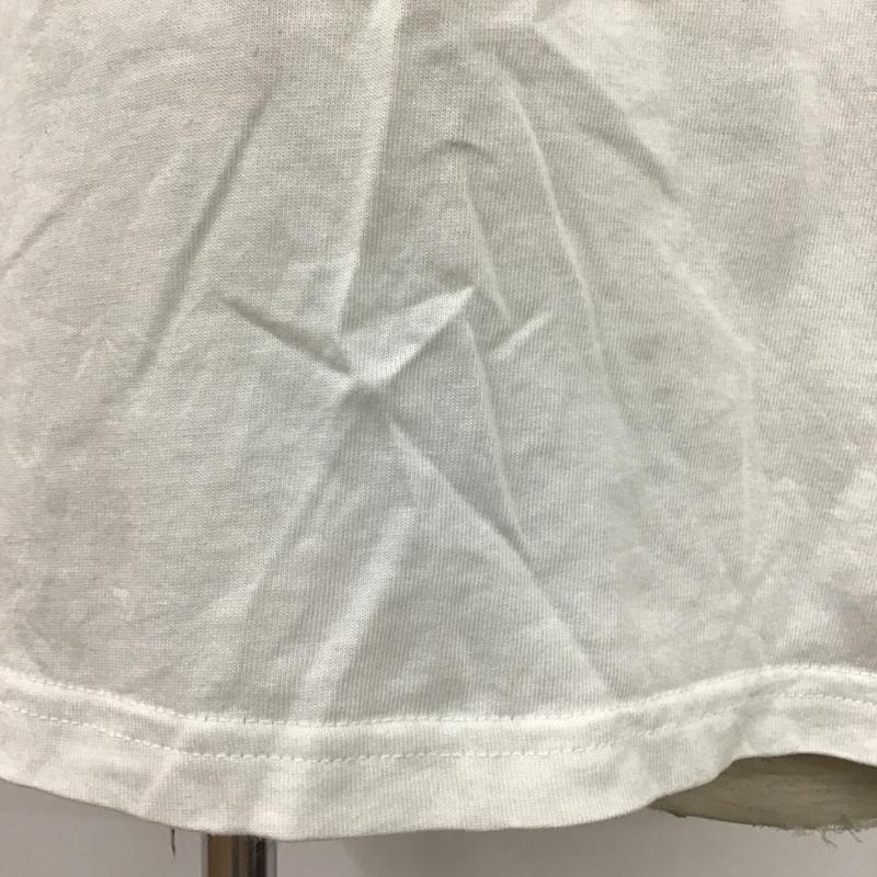アディダス adidas Tシャツ 半袖 DU8536Tシャツ 半袖カットソー スポーツウェア クルーネックカットソー M ロゴ、文字 白 / ホワイト / メンズ USED 古着 中古 10096974