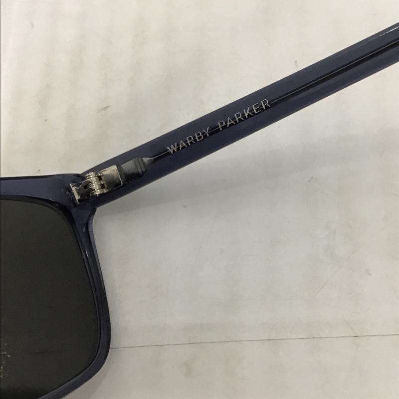 ワービーパーカー WARBY PARKER めがね・サングラス サングラス W754 58 19-145 無地 紺 / ネイビー / X 黒 / ブラック / メンズ USED 古着 中古 10096999