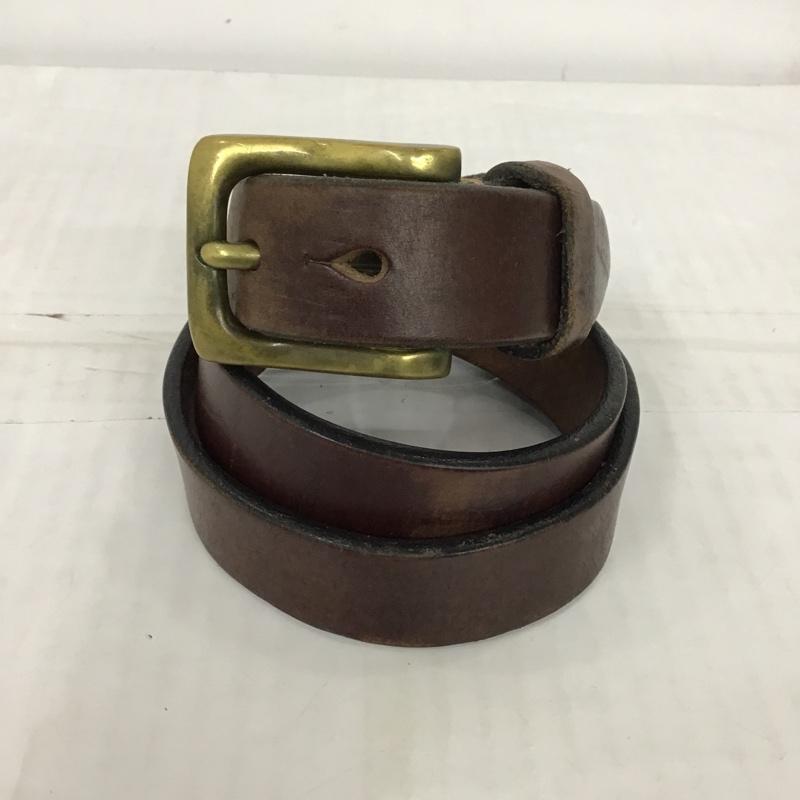 アーツ&クラフト ARTS & CRAFTS ベルト・バックル ベルト レザー 無地 茶 / ブラウン / メンズ USED 古着 中古 10097006