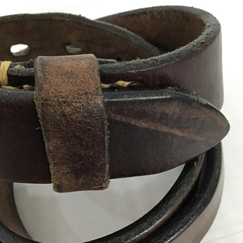 アーツ&クラフト ARTS & CRAFTS ベルト・バックル ベルト レザー 無地 茶 / ブラウン / メンズ USED 古着 中古 10097006