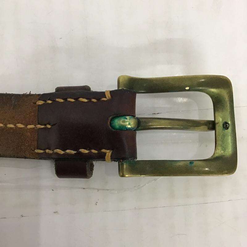 アーツ&クラフト ARTS & CRAFTS ベルト・バックル ベルト レザー 無地 茶 / ブラウン / メンズ USED 古着 中古 10097006