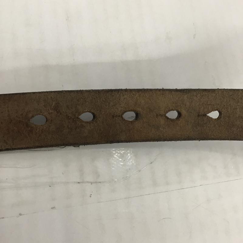 アーツ&クラフト ARTS & CRAFTS ベルト・バックル ベルト レザー 無地 茶 / ブラウン / メンズ USED 古着 中古 10097006