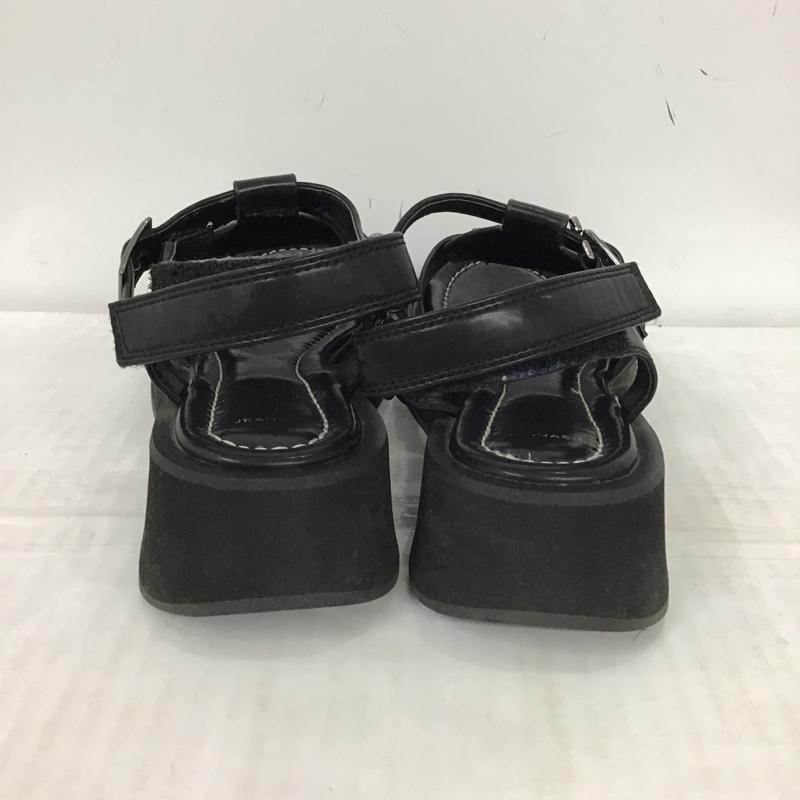 ジーナシス JEANASIS サンダル サンダル グルカサンダル M 無地 黒 / ブラック / レディース USED 古着 中古 10097033
