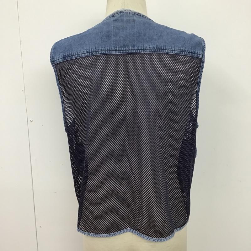 古着 USED ベスト ベスト L 無地 インディゴ / インディゴ / メンズ USED 古着 中古 10097045