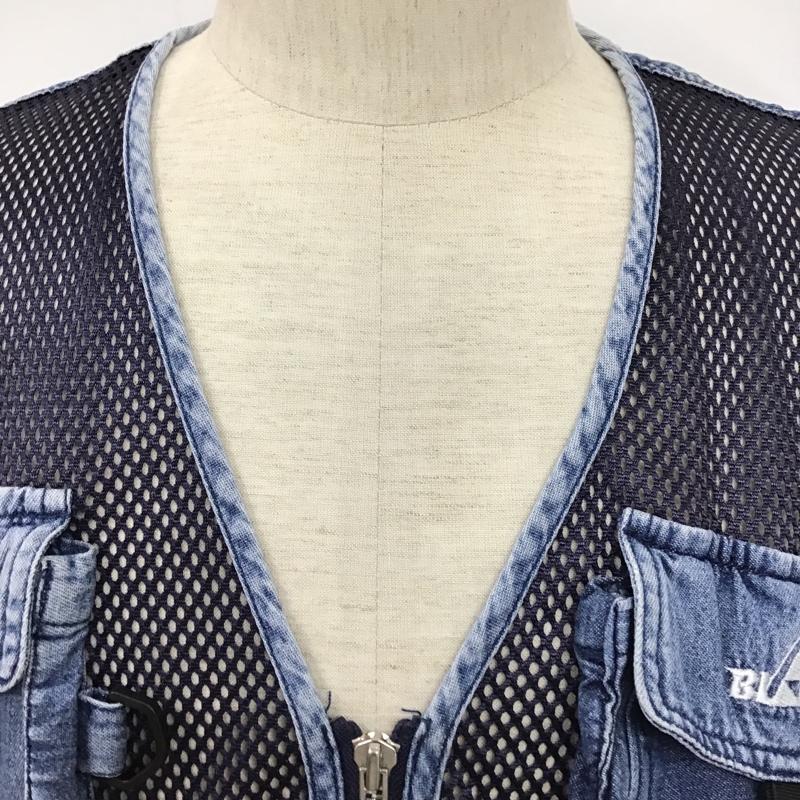 古着 USED ベスト ベスト L 無地 インディゴ / インディゴ / メンズ USED 古着 中古 10097045