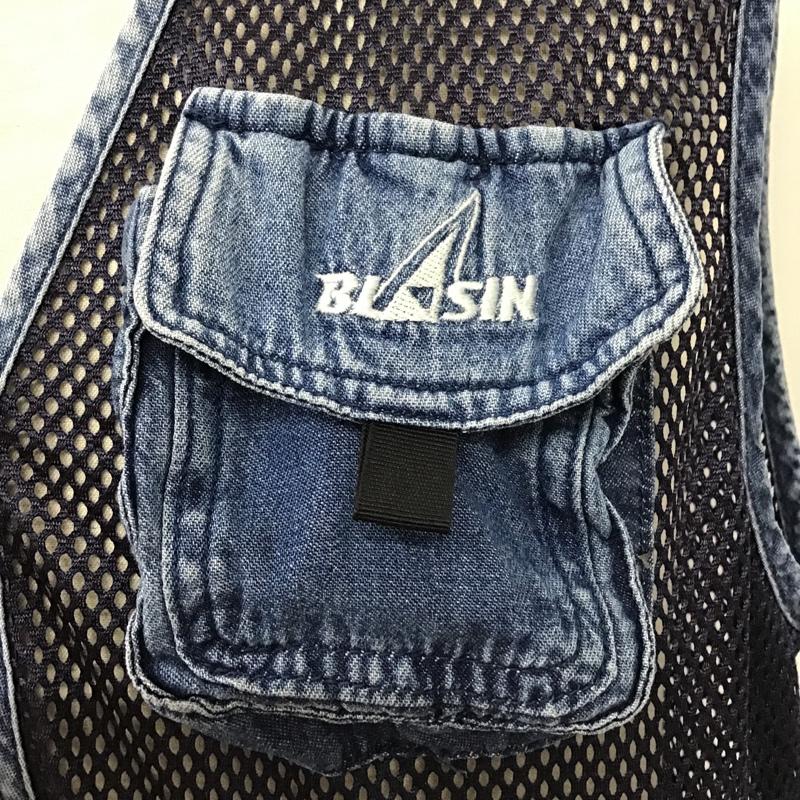 古着 USED ベスト ベスト L 無地 インディゴ / インディゴ / メンズ USED 古着 中古 10097045
