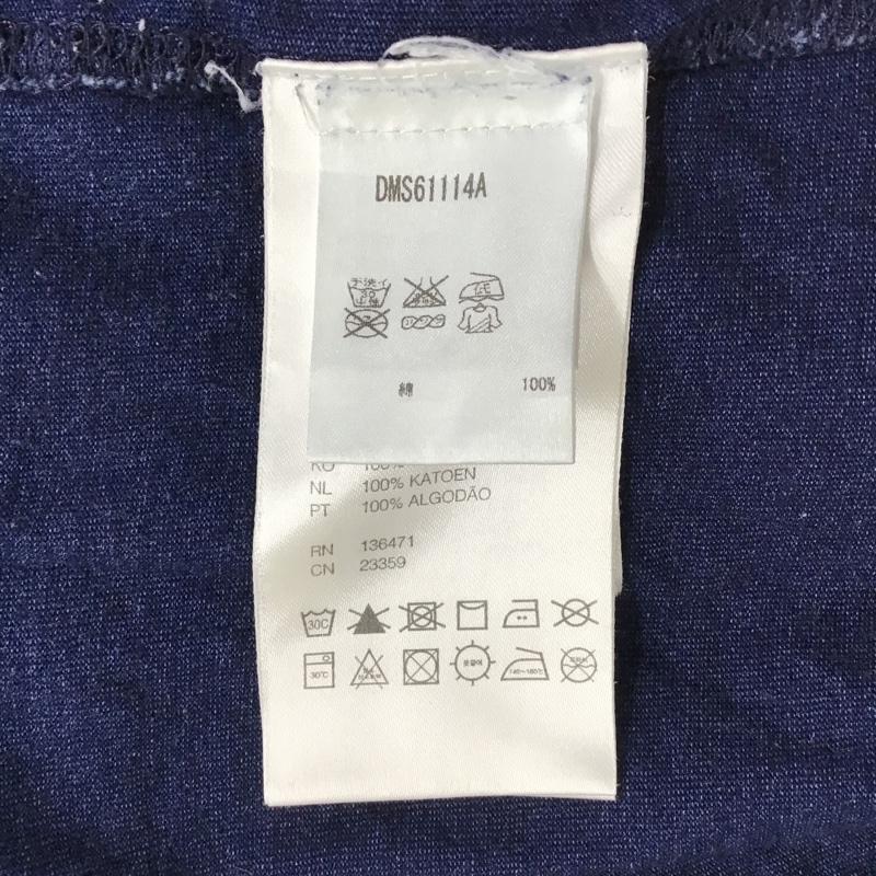 デウスエクスマキナ DEUS EX MACHINA Tシャツ 半袖 DMS61114A indigo classic tee S ロゴ、文字 インディゴ / インディゴ / メンズ USED 古着 中古 10097056
