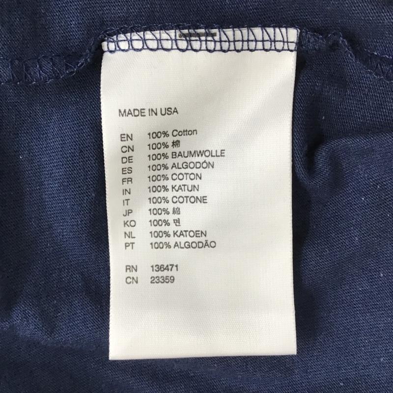 デウスエクスマキナ DEUS EX MACHINA Tシャツ 半袖 DMW41808J DEUS CUSTOM TEE XS ロゴ、文字 紺 / ネイビー / メンズ USED 古着 中古 10097061